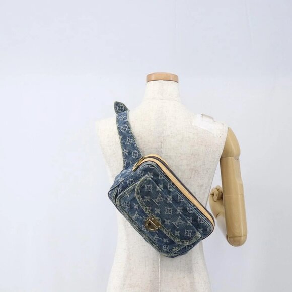 Louis Vuitton Handbags - LOUIS VUITTON Monogram Denim Bum Bag Body Bag Blue M95347 LV Auth 158895SV